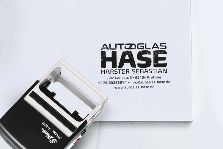 Autoglas Hase Stempel